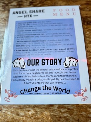 Menu photo 3 Angel Share Houston, TX