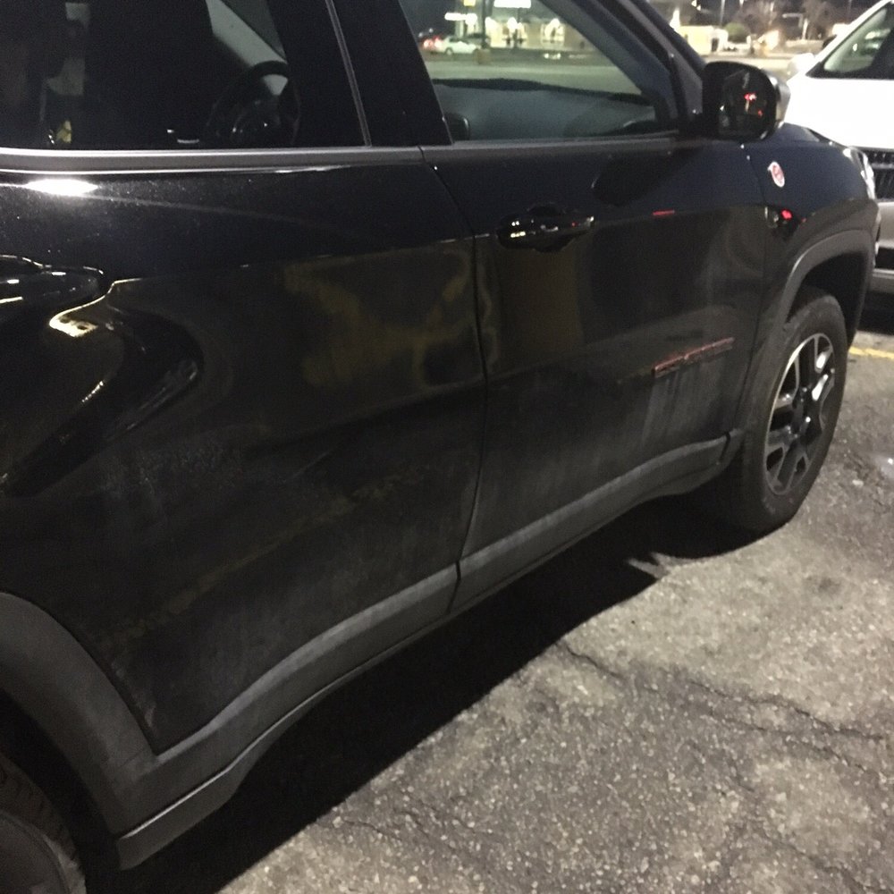 Dirt and soap left on the right side of my vehicle Dirt and soap left on the right side of my vehicle