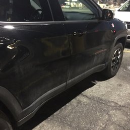 Dirt and soap left on the right side of my vehicle
