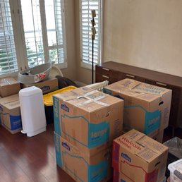 They move our boxes and furniture to whichever room we asked them too! Thank you Mercy Movers Orange County!