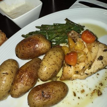 Haystack Bar & Bistro - herb roasted chicken: kinda disappointing - American Near Me - Lake Placid, New York Haystack Bar & Bistro - herb roasted chicken: kinda disappointing - American Near Me - Lake Placid, New York