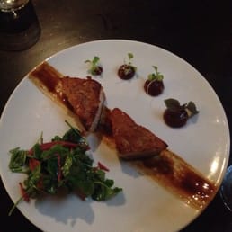 Pork belly starter. Perhaps the best pork belly I've had. Soft meat, crispy skin. Pork belly starter. Perhaps the best pork belly I've had. Soft meat, crispy skin.