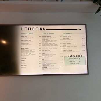 Little Tina - Menu - Coffee & Tea Near Me - Tampa, Florida Little Tina - Menu - Coffee & Tea Near Me - Tampa, Florida