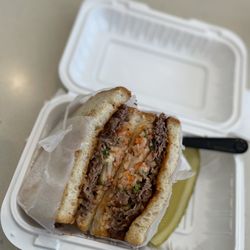 The Best Sandwich Place - Korean Steak Melt Sandwich