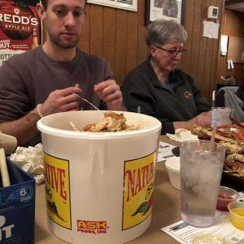 Dave and Jane's Crabhouse - Crab leg leftover basket. - Seafood Near Me - Fairfield, Pennsylvania Dave and Jane's Crabhouse - Crab leg leftover basket. - Seafood Near Me - Fairfield, Pennsylvania