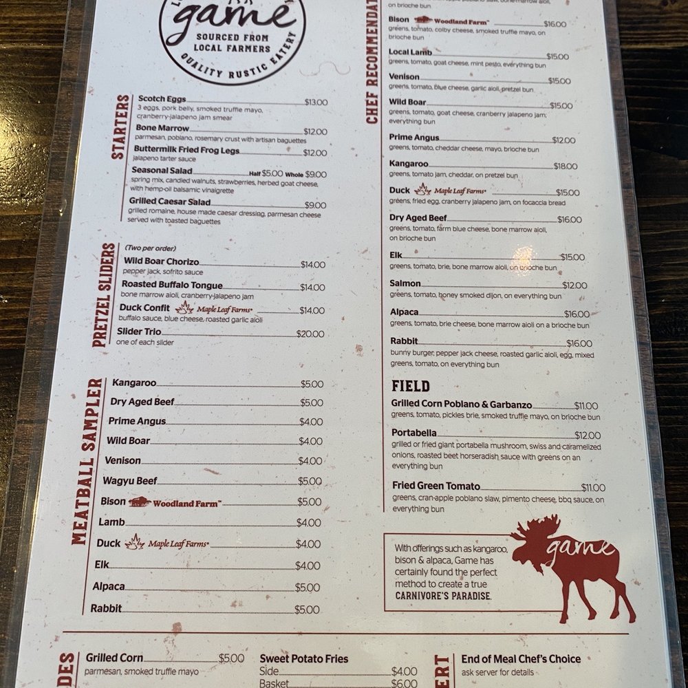 Game - Burgers Near Me - Louisville, Kentucky Game - Burgers Near Me - Louisville, Kentucky