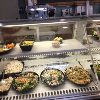 Elegance Cafe - a variety of salads in a display case - Cafes Near Me - Wayne, Pennsylvania