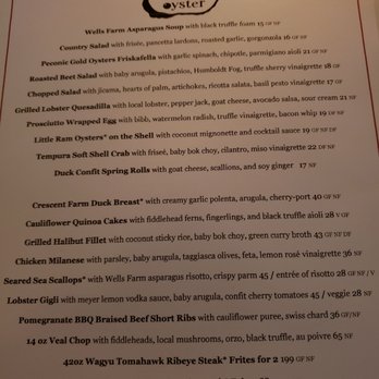 The Frisky Oyster - May 2021 Menu - New American Near Me - Greenport, New York