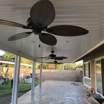 Southern California Patios - Fans, less up - Patio Coverings Near Me - Corona, California Southern California Patios - Fans, less up - Patio Coverings Near Me - Corona, California