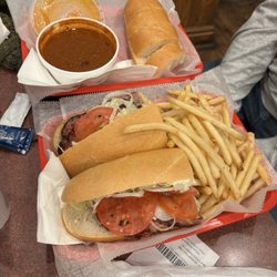 Uncle Sam's Submarines - Chili and Italian sandwich