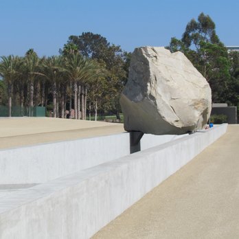 LACMA - Levitated Mass - What it looks like on top. - Landmarks & Historical Buildings Near Me - Los Angeles, California