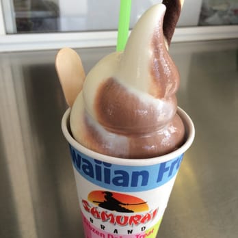 Samurai - Chocolate huapia swirl - Ice Cream & Frozen Yogurt Near Me - Honolulu, Hawaii Samurai - Chocolate huapia swirl - Ice Cream & Frozen Yogurt Near Me - Honolulu, Hawaii
