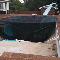 Grassland Pools - Complete bottom replacement. Vinyl liner replacement and safety cover replacement.