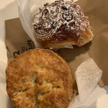 Forge Baking Company - Buttermilk Biscuit and Almond Bun - Cafes Near Me - Somerville, Massachusetts