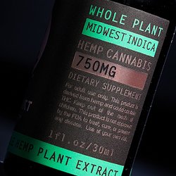 Serious Dirt Botanics - Our hemp tincture in the Midwest strain, great for sleep and anxiety support.