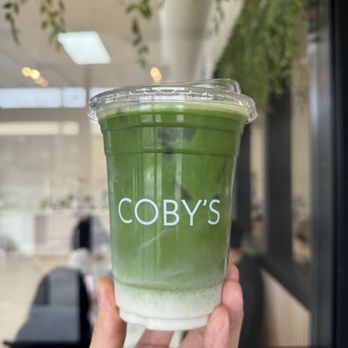 Coby’s Cafe - Matcha latte with oatmilk - Themed Cafes Near Me - Seattle, Washington Coby’s Cafe - Matcha latte with oatmilk - Themed Cafes Near Me - Seattle, Washington