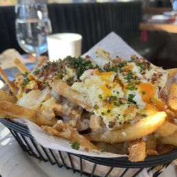 Breakfast poutine- incredible and big enough for two