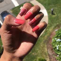 Dip powder coffin nails !