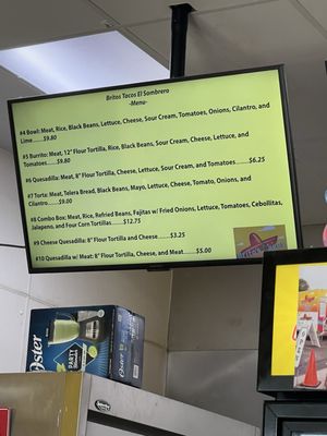 Menu photo 2 Brito's Tacos Ramsey, MN