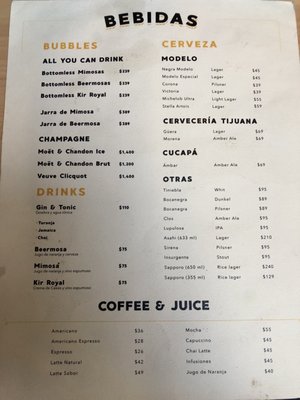 Menu photo 7 Mantequilla Tijuana, BCN