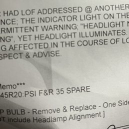Due to damage from technician lack of knowledge Due to damage from technician lack of knowledge