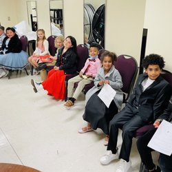 Students preparing for their recital.