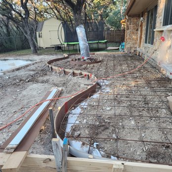 Elite Pool and Patio - New Stamped concrete patio going in - Pool & Hot Tub Service Near Me - Austin, Texas Elite Pool and Patio - New Stamped concrete patio going in - Pool & Hot Tub Service Near Me - Austin, Texas
