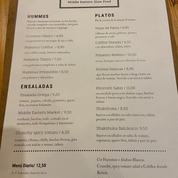 La Hummuseria - Vegan Near Me - Madrid, M
