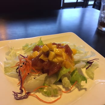 Asian Yummy House - Mango tuna appetizer. $13 app served on a bed of iceberg lettuce? Keep it classy Riverview. - Chinese Near Me - Riverview, Florida Asian Yummy House - Mango tuna appetizer. $13 app served on a bed of iceberg lettuce? Keep it classy Riverview. - Chinese Near Me - Riverview, Florida