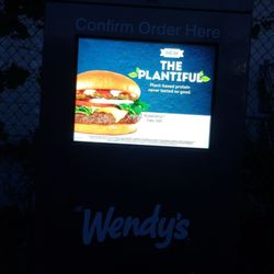 Wendy's - Drive-thru order kiosk