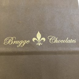a close up of a chocolate box