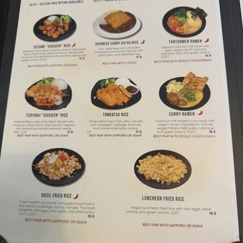 Daikon Vegan Sushi - Windmill - menu - Vegan Near Me - Las Vegas, Nevada