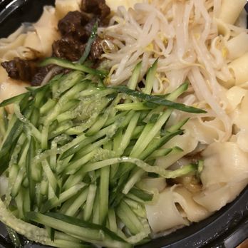 Changan Kitchen - Their version of Dan Dan noodles  Fresh homemade noodles. Refreshing - Noodles Near Me - Monterey Park, California