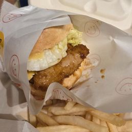 Steve's Hot Chicken Sandwich. Just a little spicy. You can do it. Steve's Hot Chicken Sandwich. Just a little spicy. You can do it.