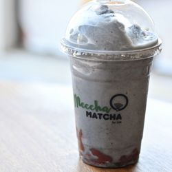 Meccha Matcha - Black sesame ice blended with red bean