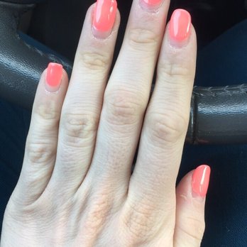 Shiny Nails - My nails after a month of wear... zero chips! - Nail Salons Near Me - Glendale, Arizona