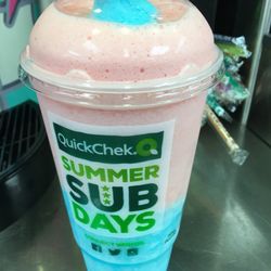 QuickChek - My refreshing blueberry watermelon icee...  :)