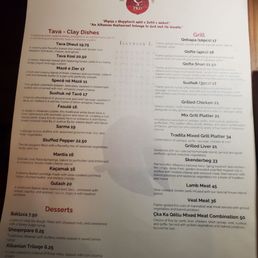 Menu Menu