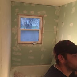 New Replacement windows last year, the customer loved our work and hired us to repaint the interior and remodel the Bathroom.
