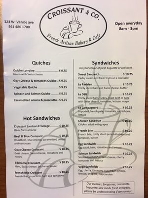 Menu photo 1 Croissant & Co Venice, FL Menu photo 1 Croissant & Co Venice, FL