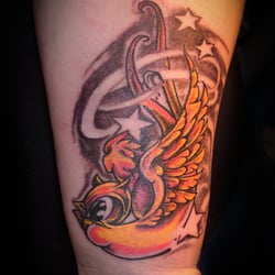Needle art tattoo