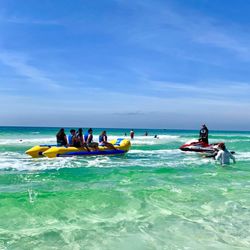 Miramar Beach Parasail Destin - Banana boat rides are fun for the whole family.