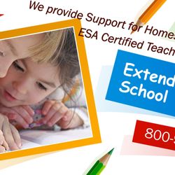 Extended School Tutoring - Homeschool Support and resources. Call today at 800-921-3716