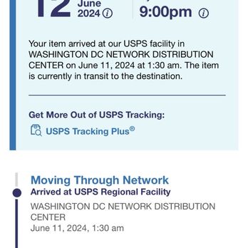 United States Postal Service - Update received at 6:30 p.m. without any notification. 2 1/2 hours before it was supposed to be delivered originally. - Post Offices Near Me - Washington, DC, District of Columbia United States Postal Service - Update received at 6:30 p.m. without any notification. 2 1/2 hours before it was supposed to be delivered originally. - Post Offices Near Me - Washington, DC, District of Columbia