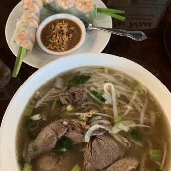 Pho Dai Nam - Fresh spring roll. Regular pho with flank and tripe. - Vietnamese Near Me - Norcross, Georgia Pho Dai Nam - Fresh spring roll. Regular pho with flank and tripe. - Vietnamese Near Me - Norcross, Georgia