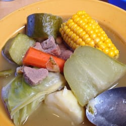 El Dorado - Microwaved Cocido w/ soggy vegetables, & cold potatoes.