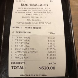 Sushi Salads