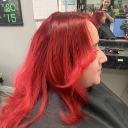 Blow out face framing layers