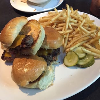 Yard House - Classic Sliders - $8 (Happy Hour) The top slider came out looking like a half burger patty, but the manager covered it! - Bars Near Me - Westlake, Ohio Yard House - Classic Sliders - $8 (Happy Hour) The top slider came out looking like a half burger patty, but the manager covered it! - Bars Near Me - Westlake, Ohio