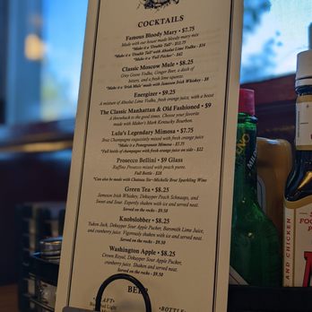 Lulu's Eating & Drinking Establishment - All the condiments you want, and an interesting name for a Cock..tail. - American Near Me - Redding, California